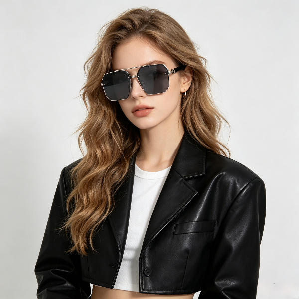 Premium Square Metal Sunglasses
