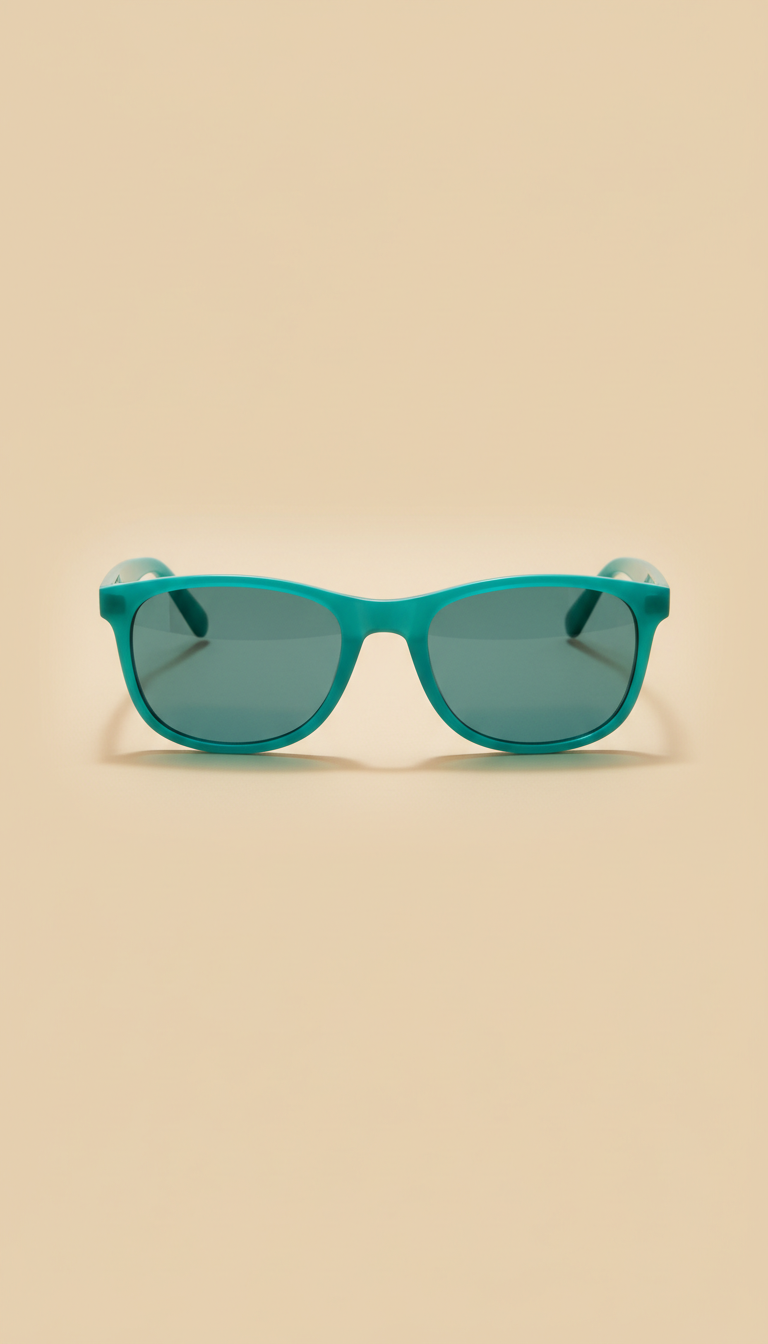 Tropical Teal Acrylic Sunglasses