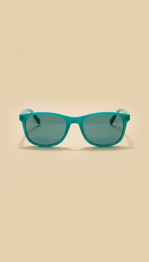 Tropical Teal Acrylic Sunglasses