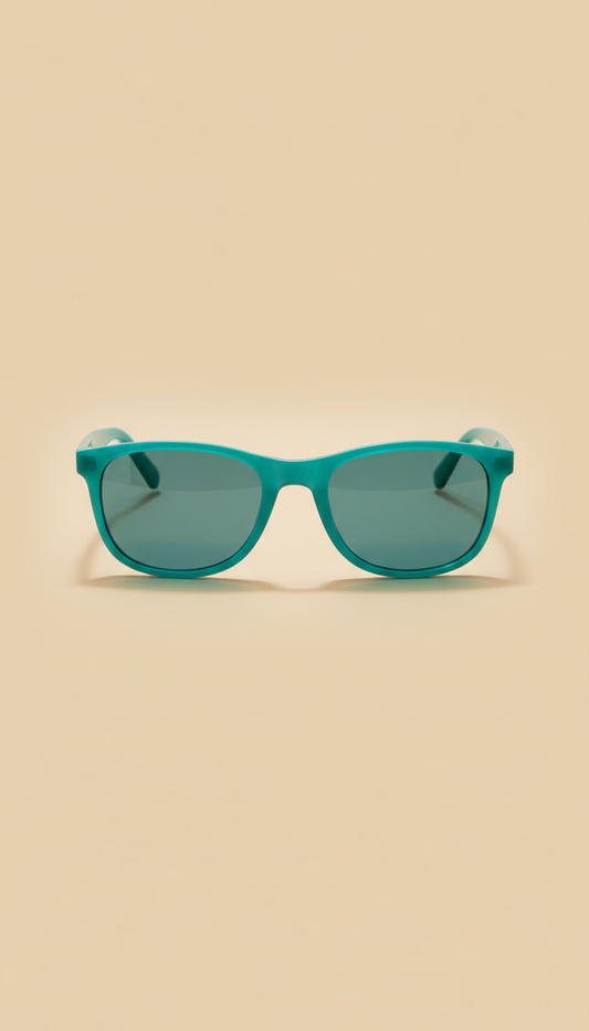 Tropical Teal Acrylic Sunglasses